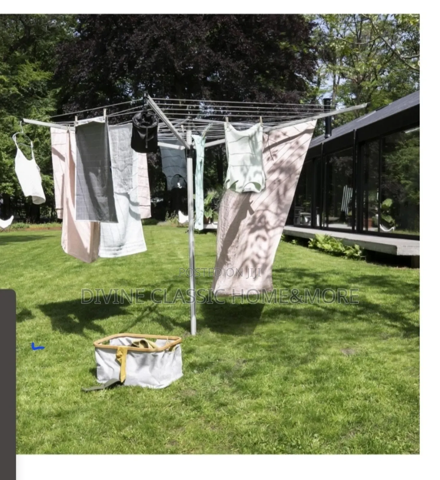 Brabantia - Lift-O-Matic - 50m of Clothes Line- Metallic Grey