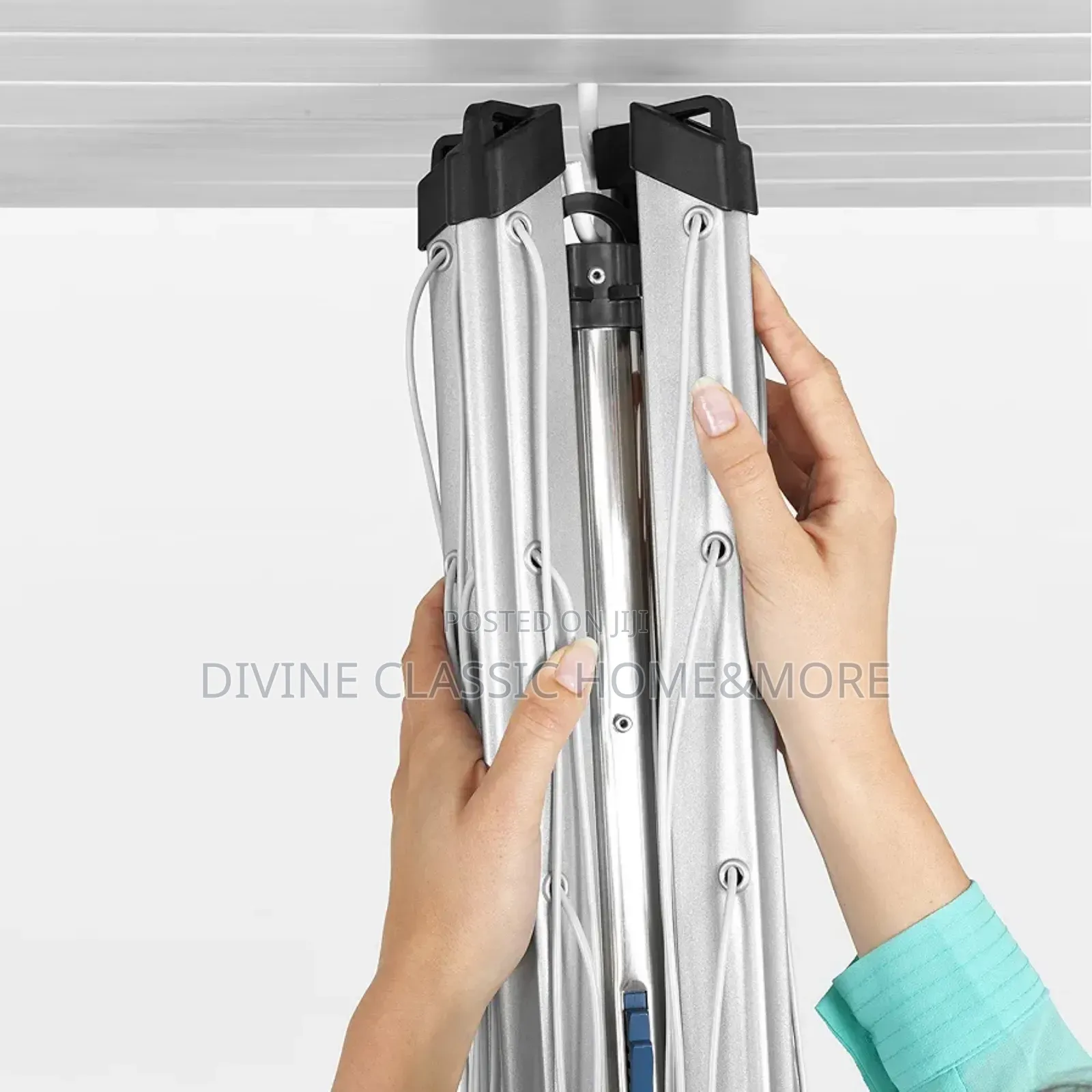 Brabantia - Lift-O-Matic - 50m of Clothes Line- Metallic Grey
