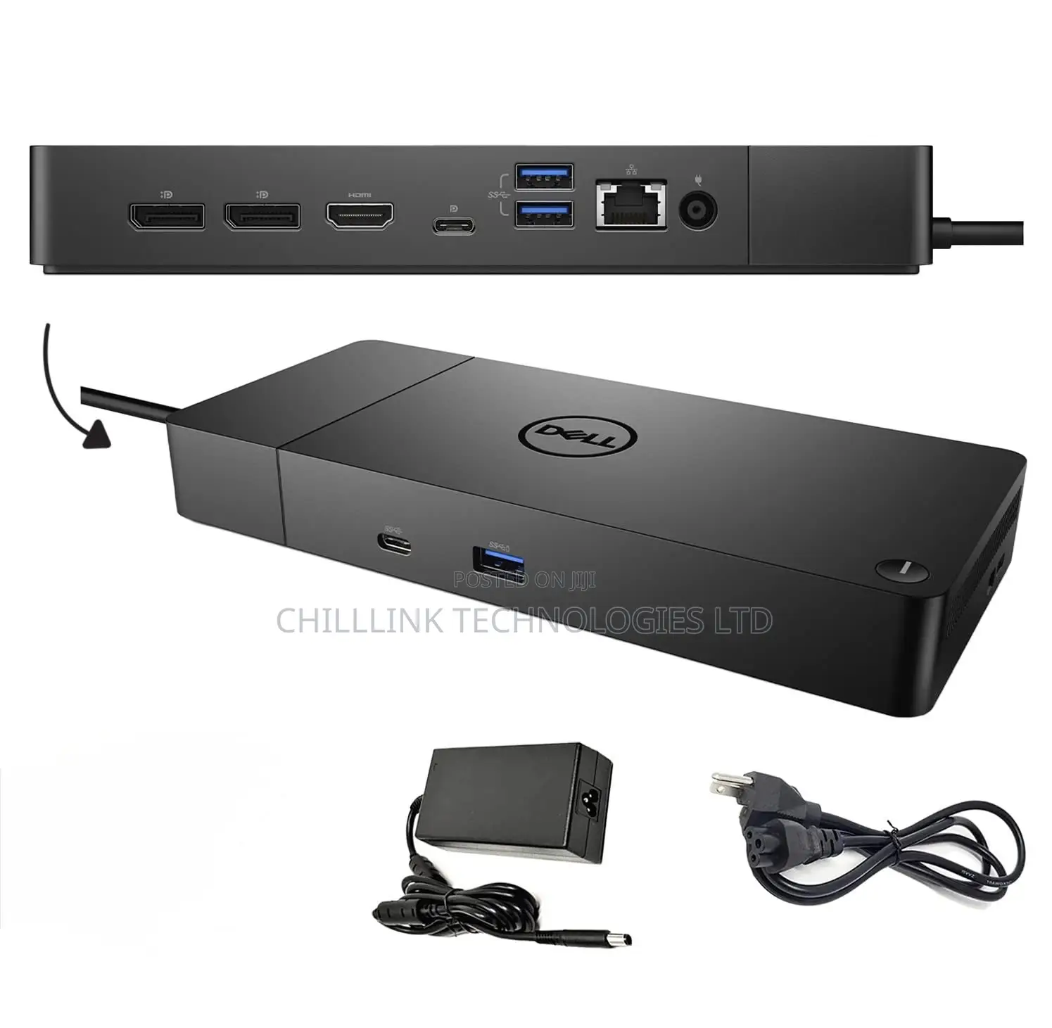 Dell - Wd19s - Docking Station - Usb-c - Hdmi, 2 X Dp, Usb-c - Gige