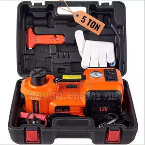 Portable Electronic Car Jack and Pump