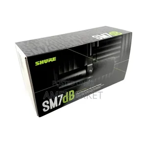 Shure Sm7db Dynamic Vocal Microphone for Streaming, Podcast, Recording