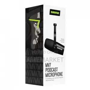 Professional Shure Mv7 Podcast Microphone