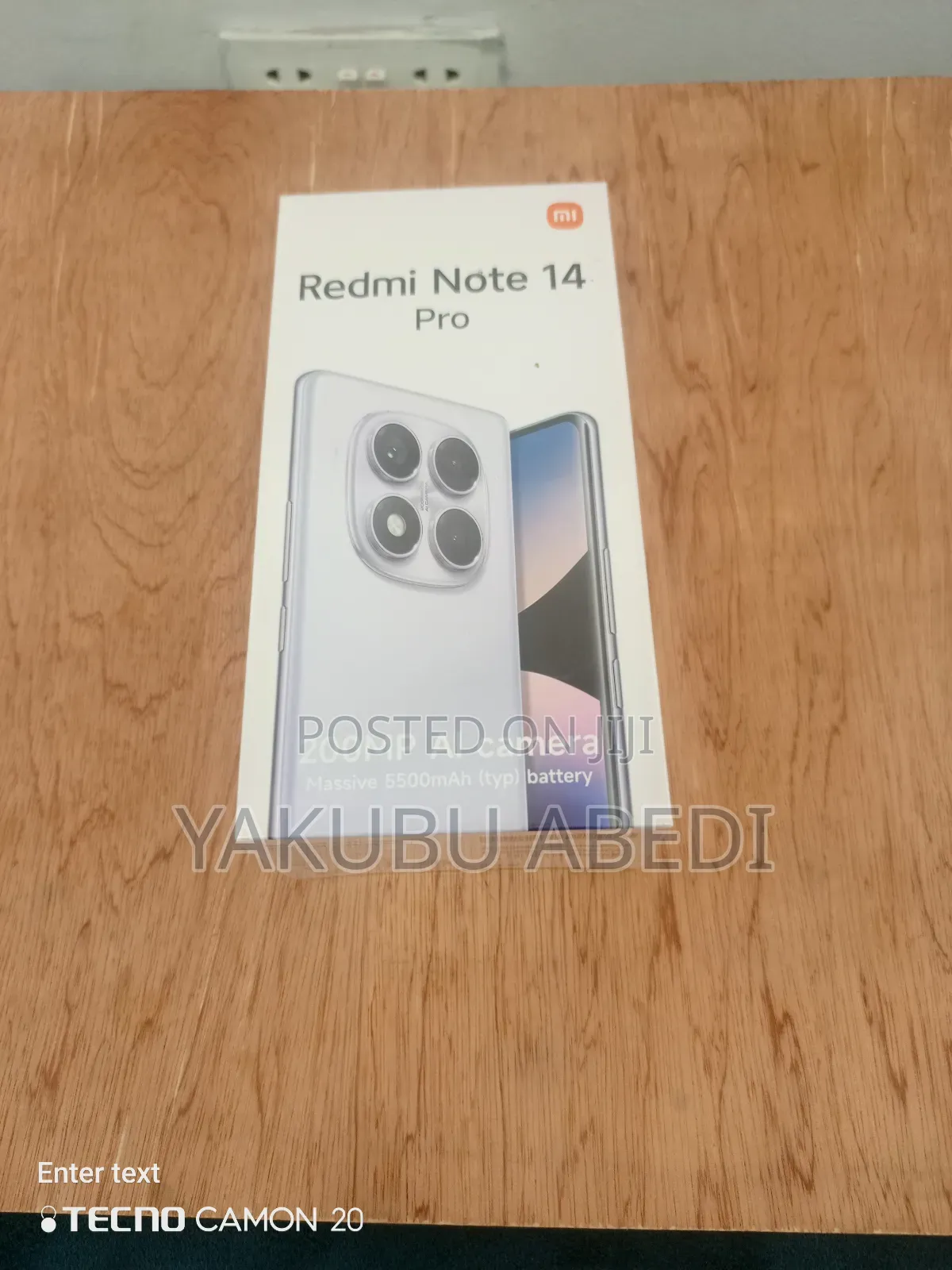 New Xiaomi Redmi Note 14 Pro 256 GB Black
