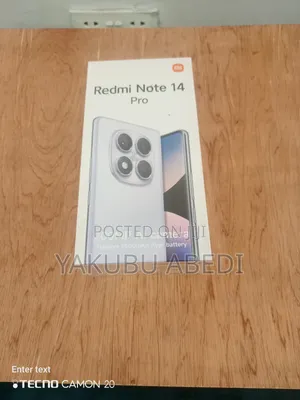 New Xiaomi Redmi Note 14 Pro 256 GB Black