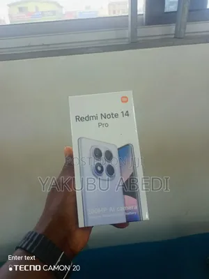 New Xiaomi Redmi Note 14 Pro 256 GB Black
