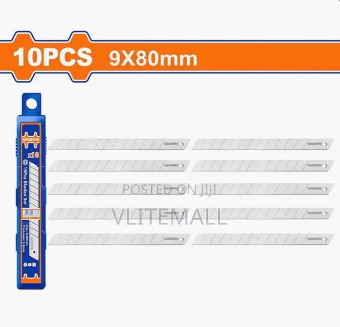Wadfow 10 Pieces Snap-Off Knife Blades Set - Wmk1k09