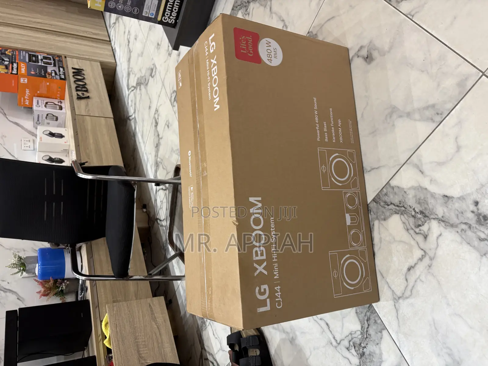 Top Quality Lg Cj 44 ,480 Watts Xboom Fm,Karaoke Bluetooth Speaker.