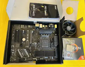 Ryzen 5 3400g Cpu+ Msi B350 Board+ Amd Cooler