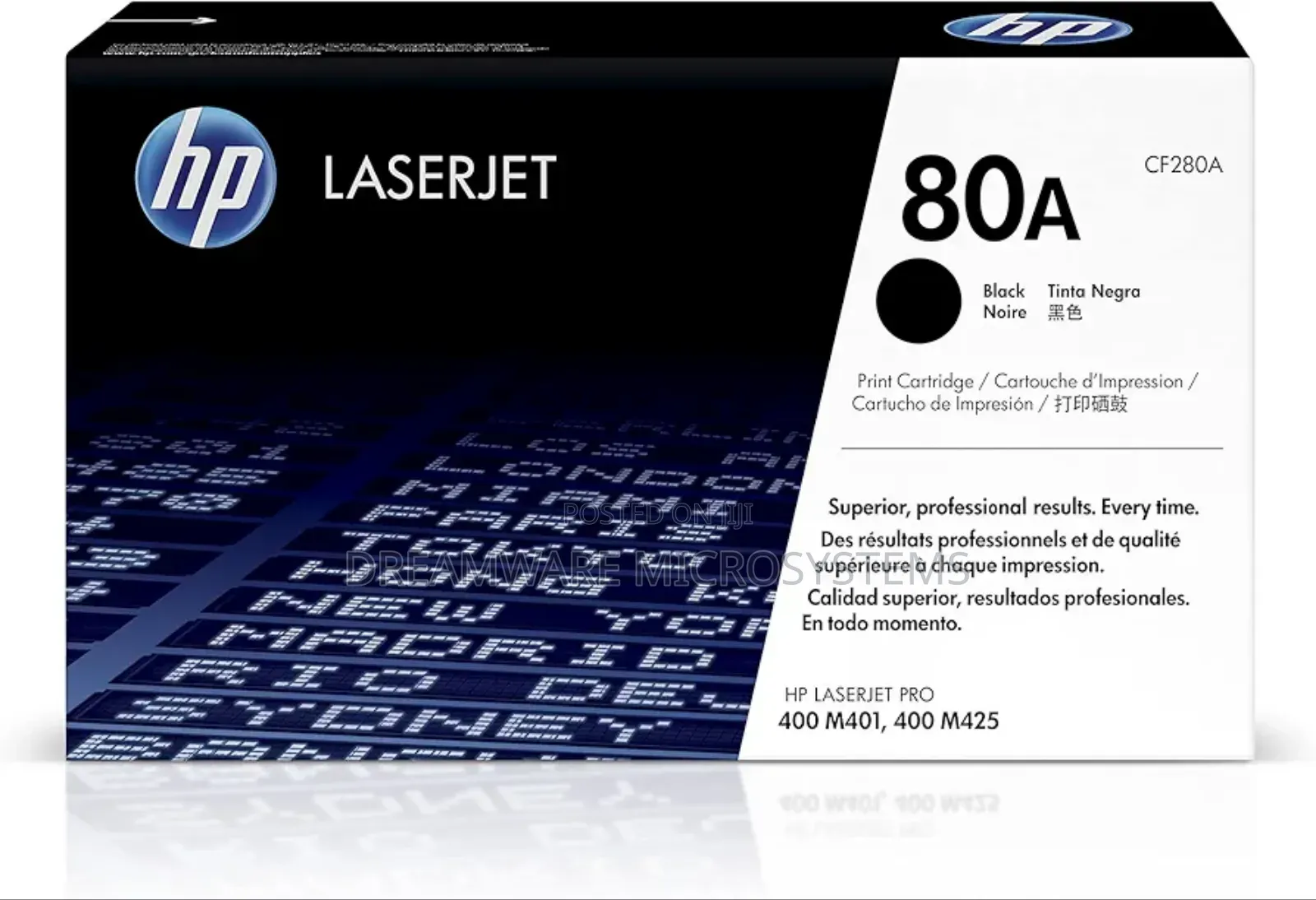 Hp 80a Black Toner Cartridge for Hp Printers