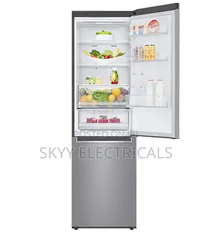Lg 374l Bottom Freezer Refigerator - Silver