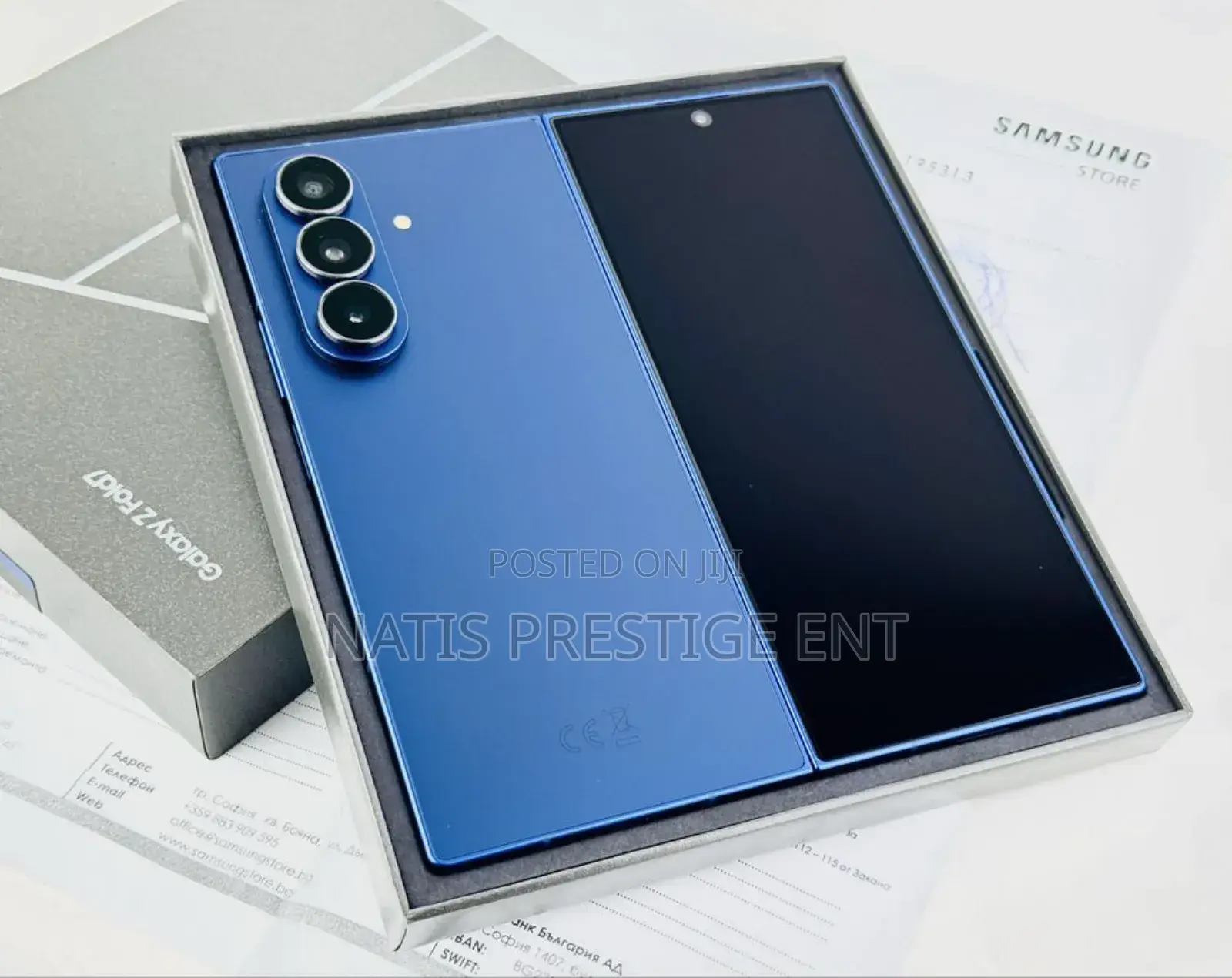 New Samsung Galaxy Z Fold7 256 GB Blue