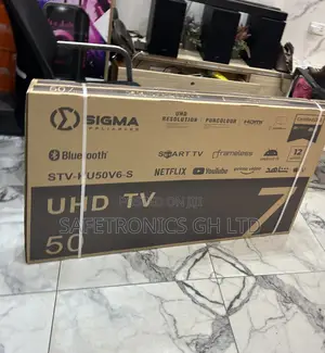 Get Quality Frameless 50 Inch Sigma Led Uhd Sig-Ku50v6-S Tv