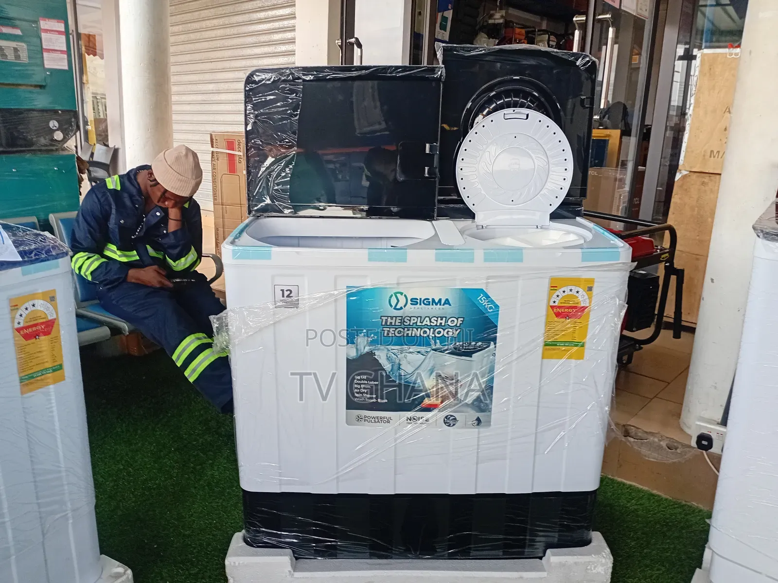 Sigma 15kg Top Load Washer – Energy Efficient Design
