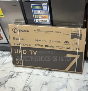 Long Lasting 50 Inch Sig-Ku50v6-S Uhd Clear Screen Led Sigma Tv