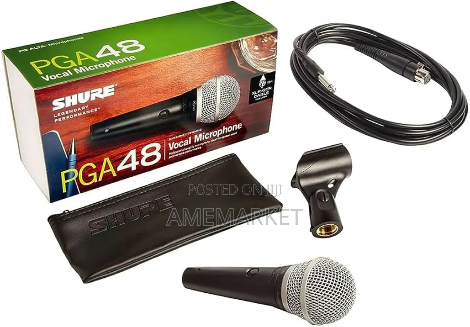 Shure Pga48 Cardioid Dynamic Xlr Vocal Microphone