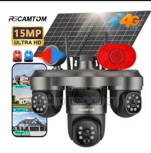 Solar-Powered Tripple Lense Camera