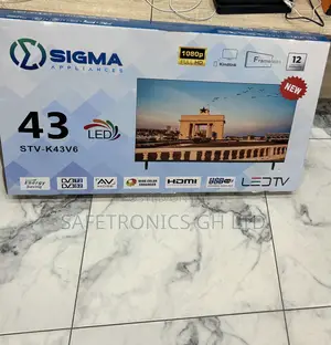 Sigma Full Hd Led 43 Inch Clear Frameless Sig-K43v6 Best Tv