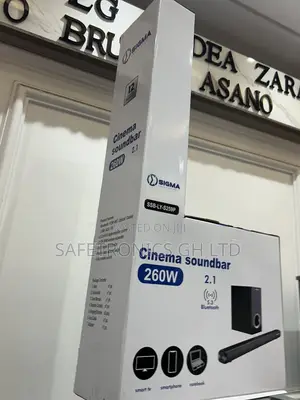 Choose Black Bluetooth Wireless Sigma SSB-Ly-S259p Soundbar