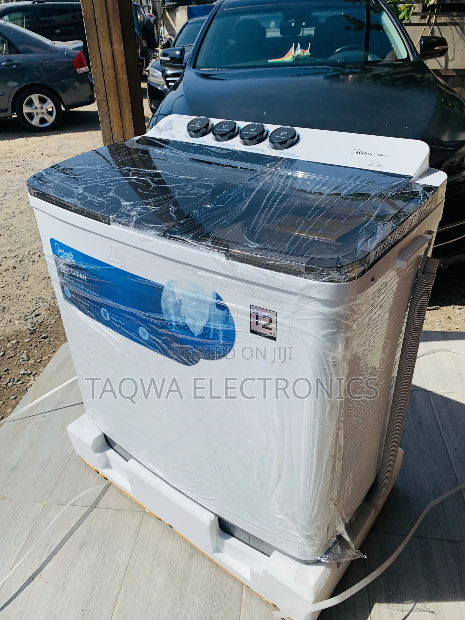 Rust Proof Midea 12kg Twin Tube Washing Machine