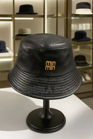 Leather Bucket Hats / Round Caps