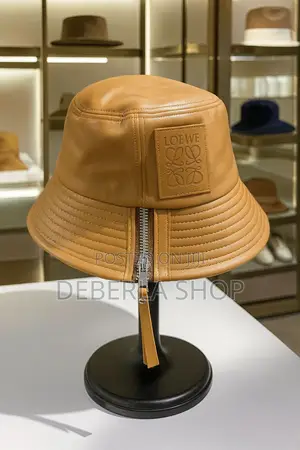 Leather Bucket Hats / Round Caps