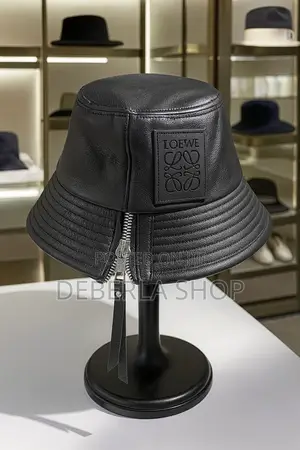 Leather Bucket Hats / Round Caps