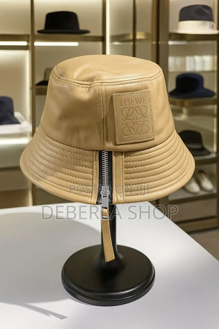 Leather Bucket Hats / Round Caps