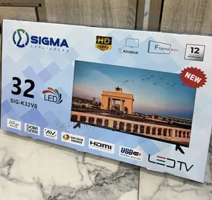 Excellent Black Clear 32 Inch Led FHD Sig-K32v6 Sigma Frameless Tv