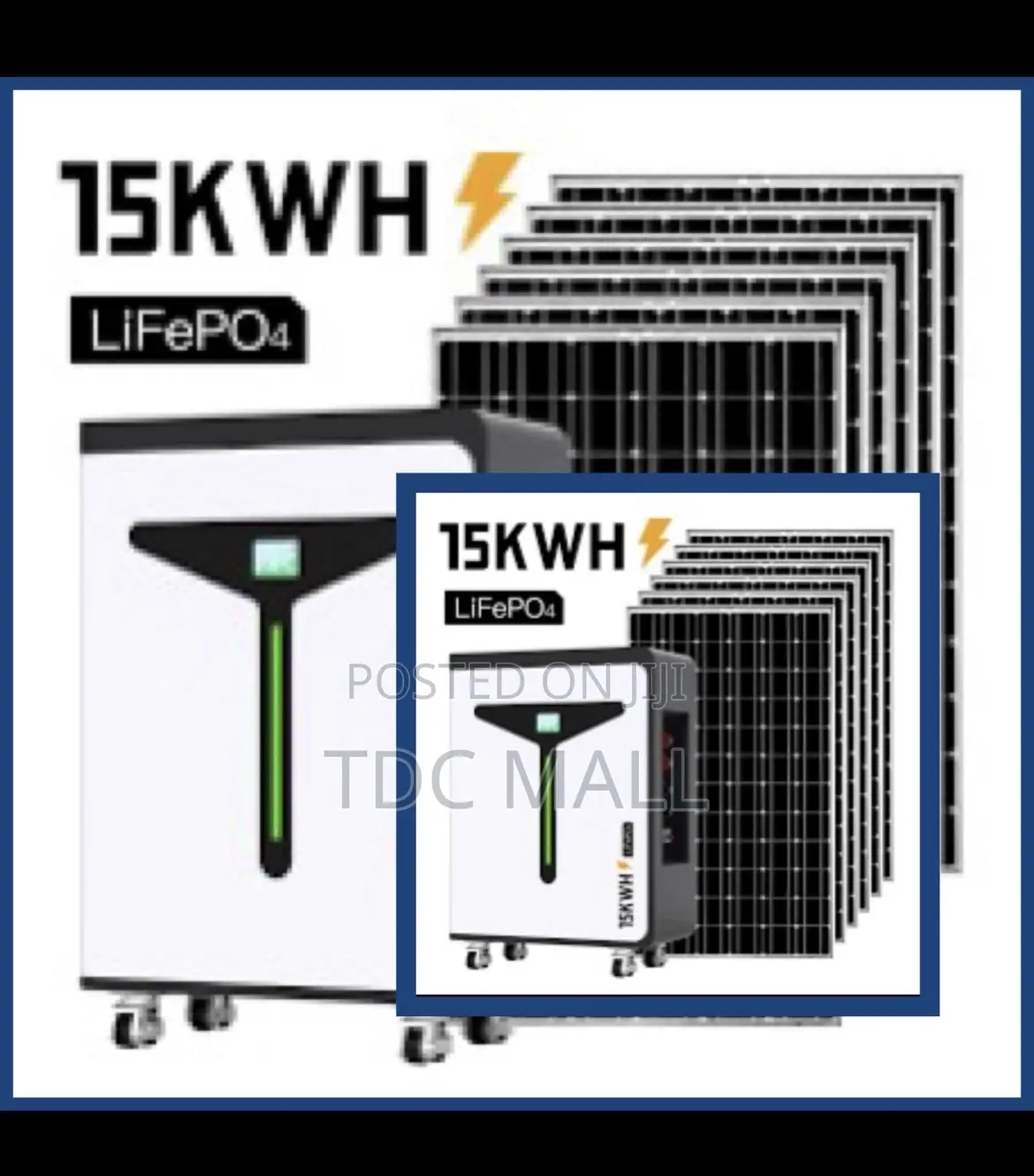 15kwh Solar Energy System (Lifepo4 Lithium Battery) + 10 Panels