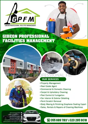 Professional Cleaning Services by Gibeon PFM