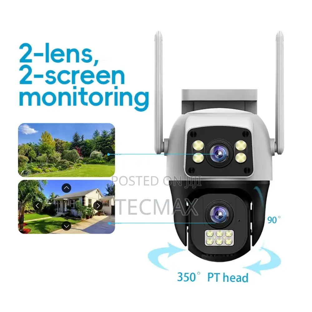 Ptz Dual Lens Security Camera