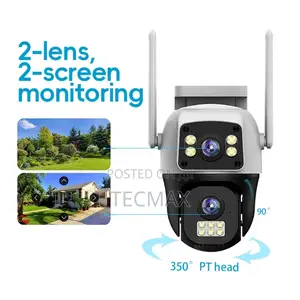 Ptz Dual Lens Security Camera