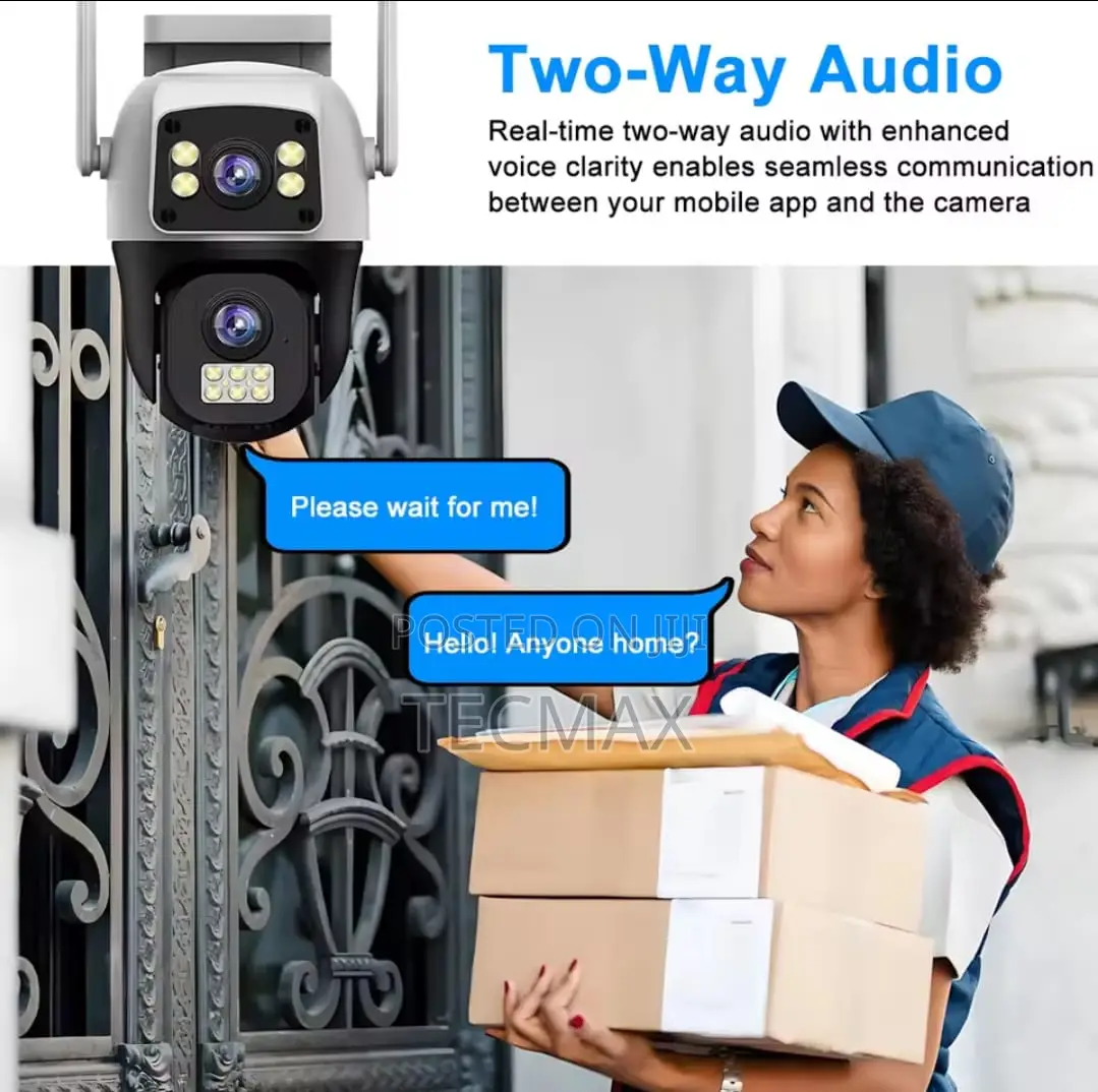 Ptz Dual Lens Security Camera