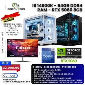 New Desktop Computer Asus TUF Gaming FX10CP 64GB Intel Core i9 SSD 1T