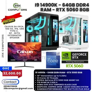 New Desktop Computer Asus TUF Gaming FX10CP 64GB Intel Core i9 SSD 1T