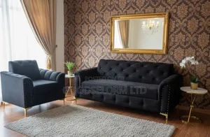 Luxurious Velvet Sofa Set – Elegant Comfort for Your Living Room
