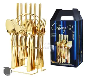Golden Cutlery Set