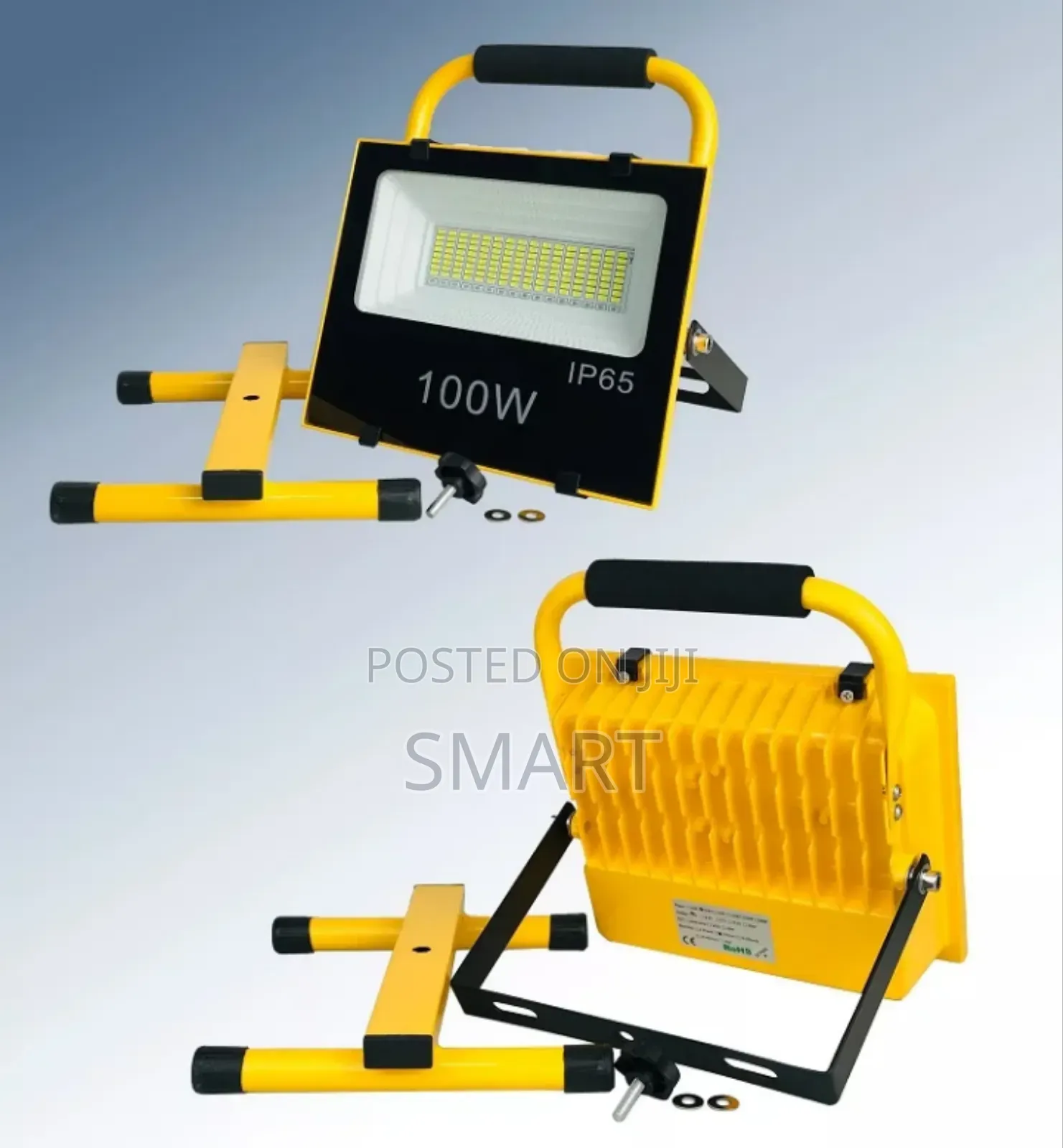 100w Potable Rechargeable Emergency Flood Light