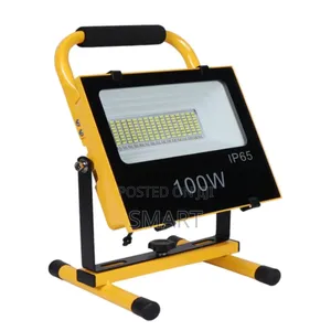 100w Potable Rechargeable Emergency Flood Light