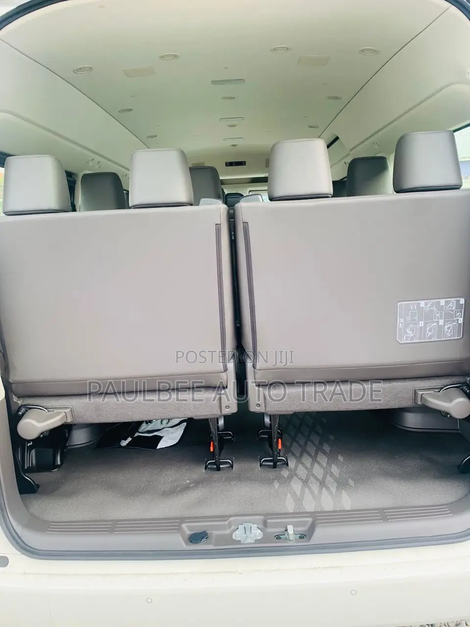 New Toyota HiAce 2025 White