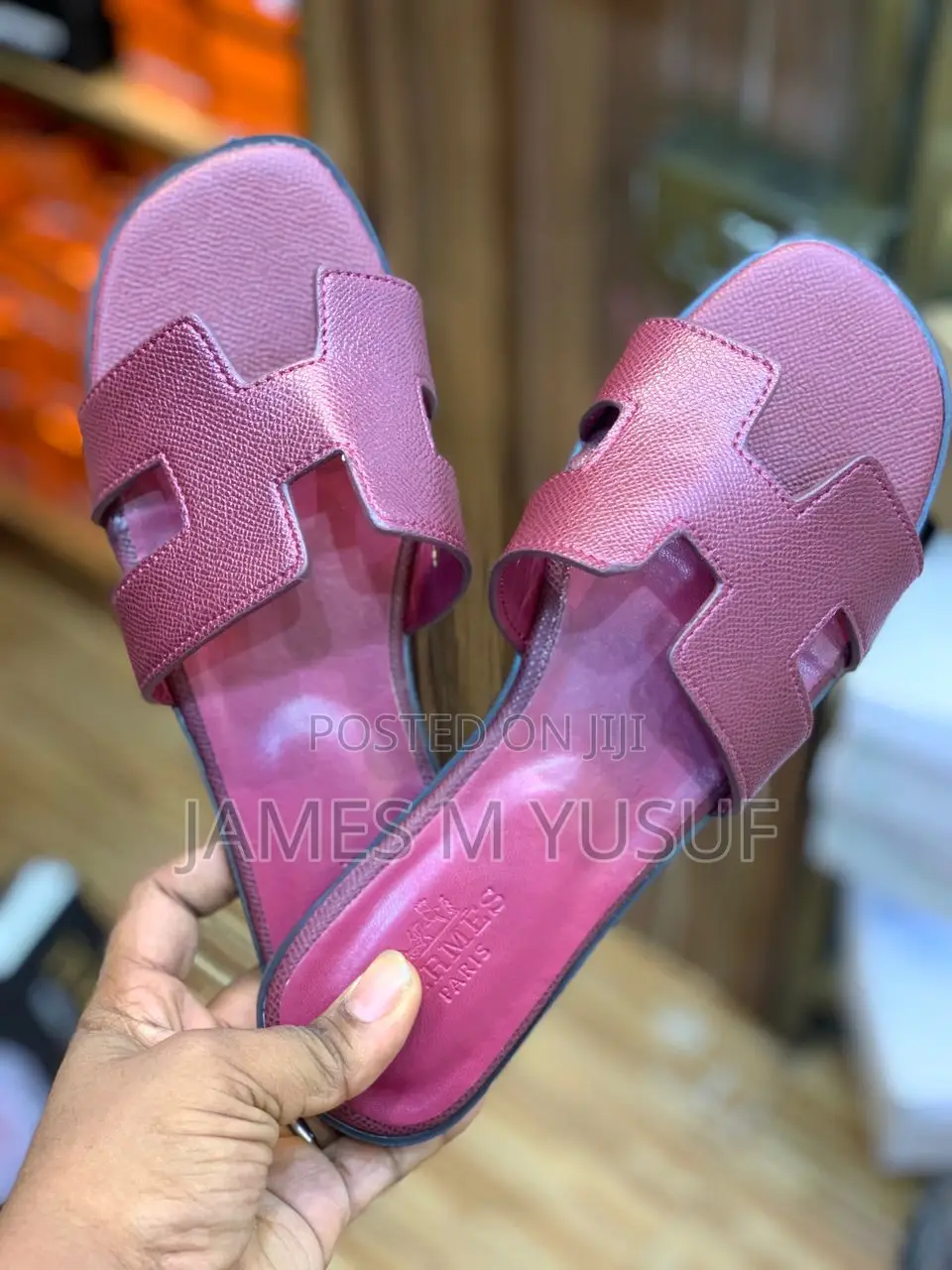 Designer Slippers From Hermes