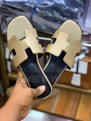 Designer Slippers From Hermes