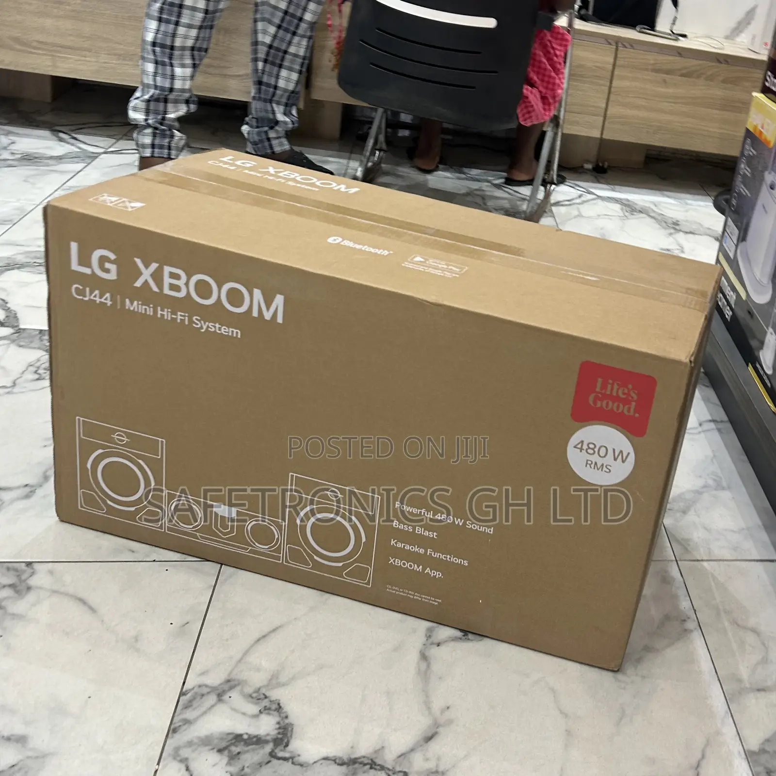 Grab Original Cj44 X-Boom Lg Bluetooth 480 Watts Speaker