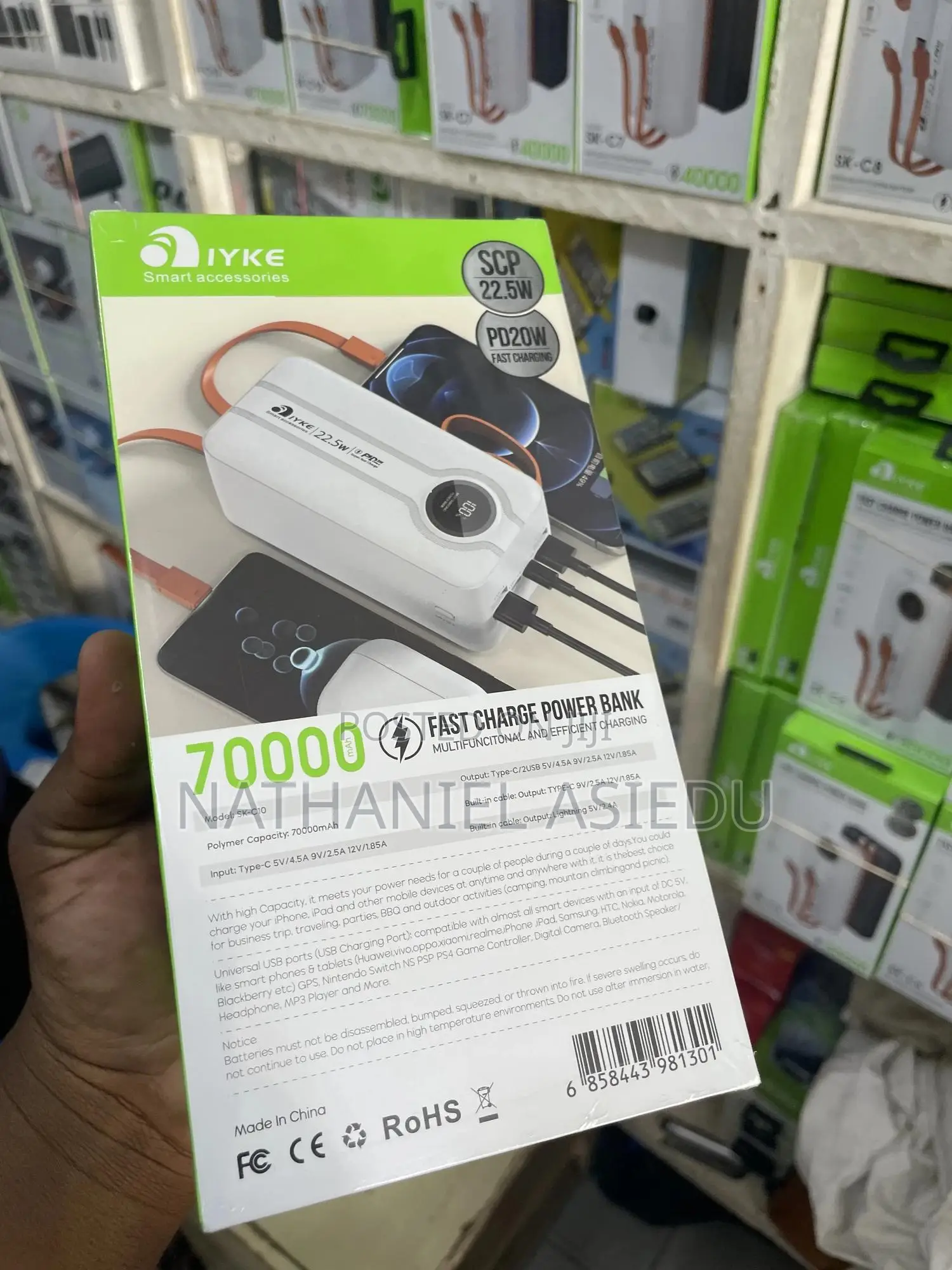 70000mah Iyke Fast Charge Power Bank