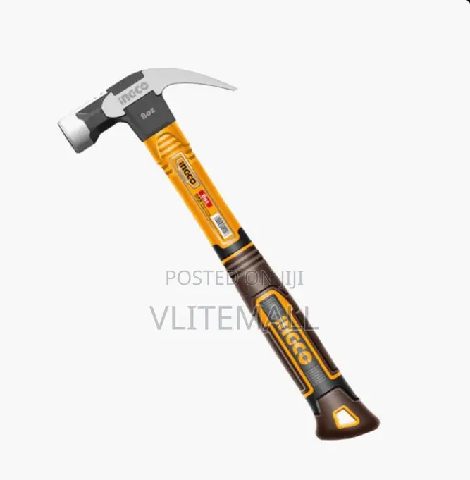 Ingco Claw Hammer 220g With Fiberglass Handle - Hch81008