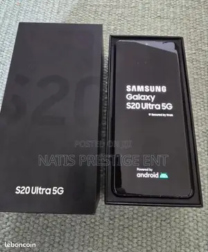 New Samsung Galaxy S20 Ultra 256 GB Black