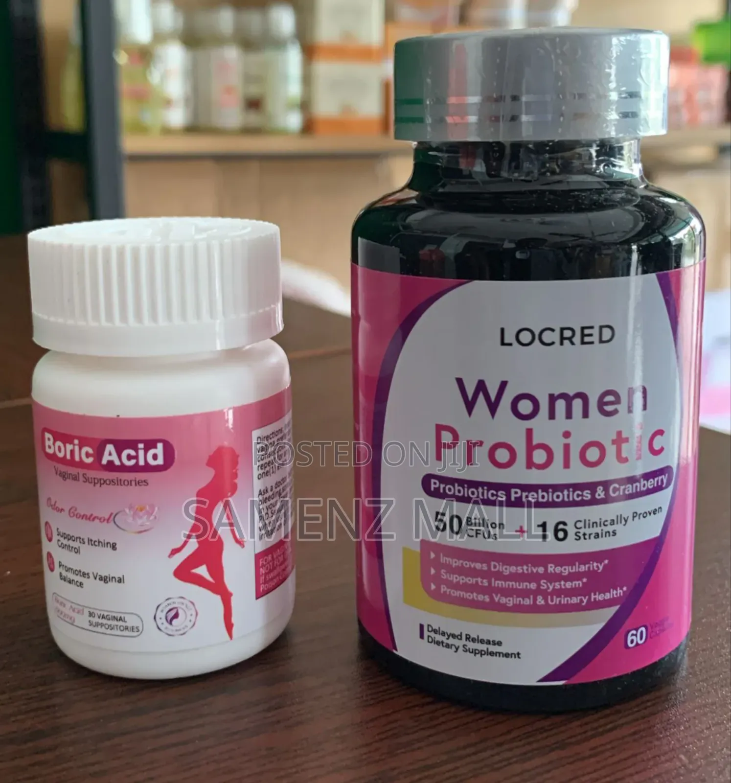 Women Probiotic Capsules and Boric Acid