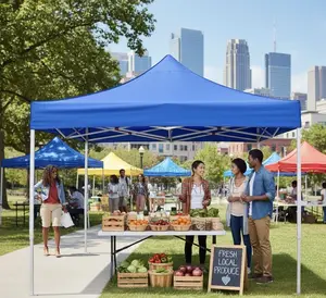 10x10ft Foldable Canopy For Outdoor