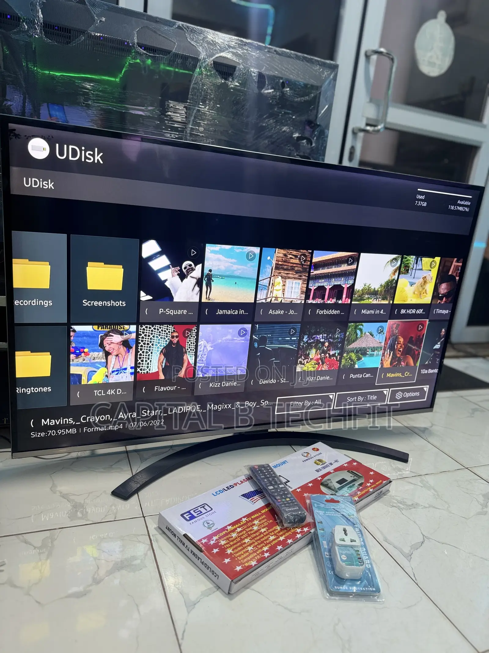 50inches Full Digital Satellite Ultra Hd Led Smart Samsung TV
