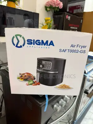 Sigma Saf Tool Ar Air Fryer Saft0002-gs.Sigma Black 4.2l 1500w